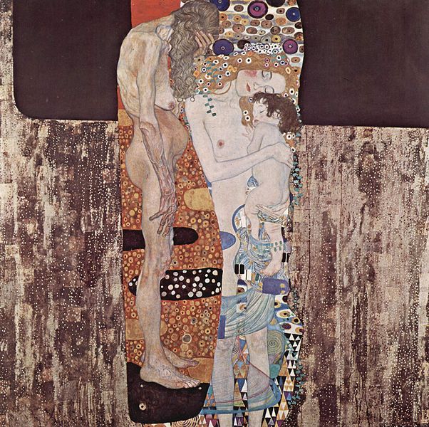 Les tres edats de la dona 1905 Gustav Klimt