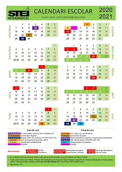 Calendari escolar 2020 21 petit