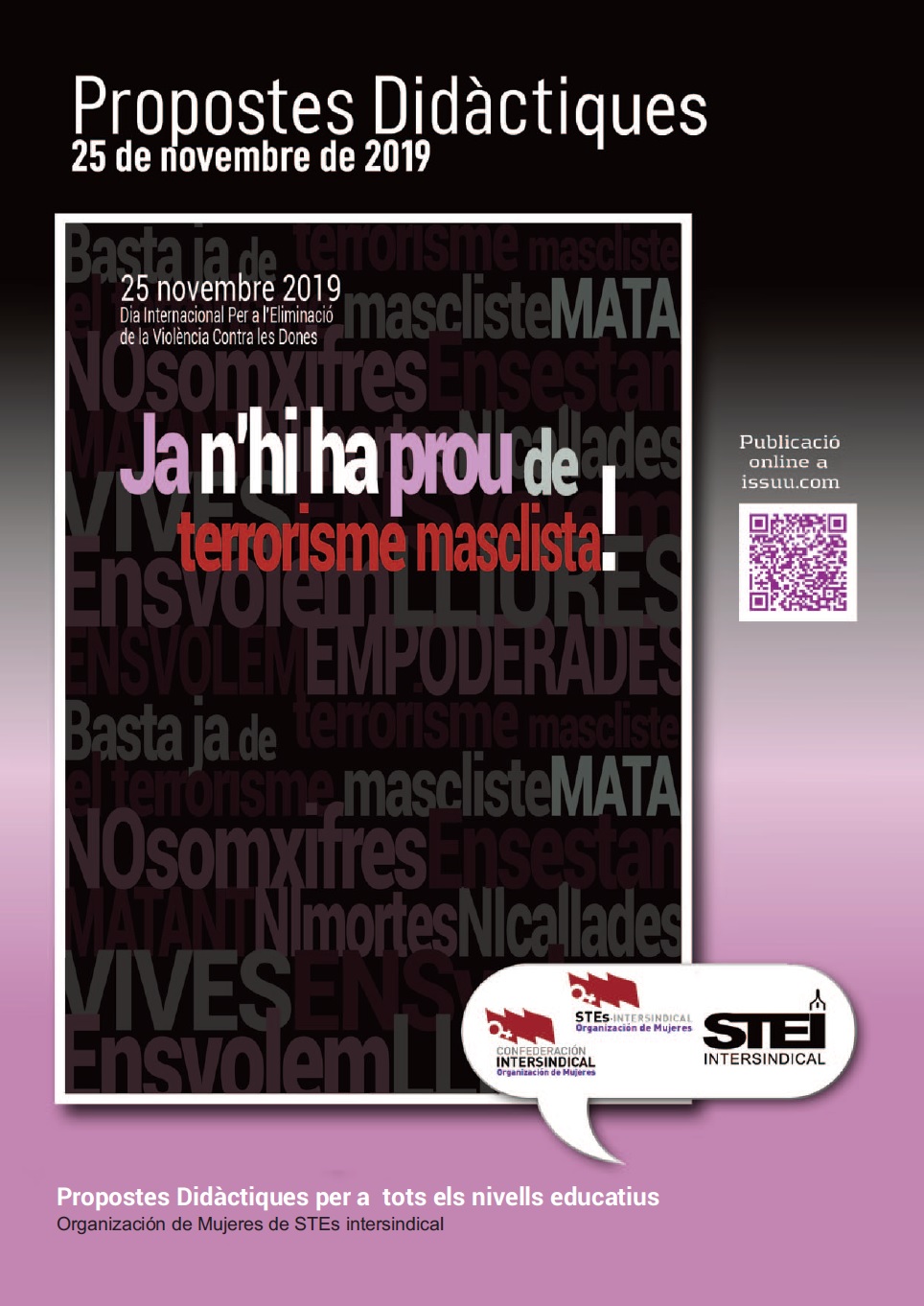 Cartell Propostes Didàctiques 25N